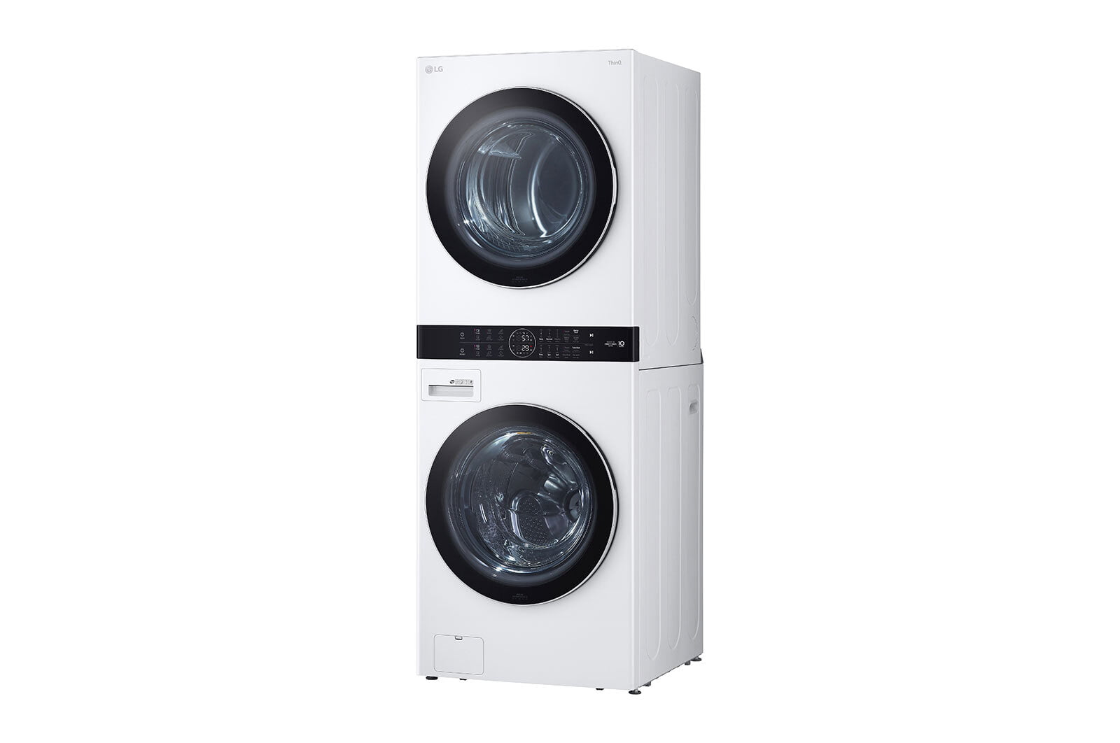 Lg WKGX201HWA Single Unit Front Load Lg Washtower™ With Center Control™ 4.5 Cu. Ft. Washer And 7.4 Cu. Ft. Gas Dryer