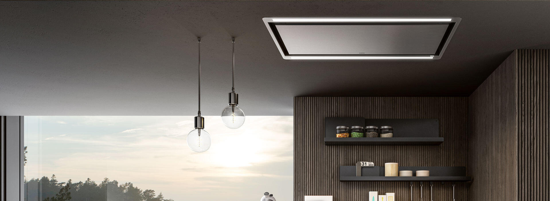 Elica EHL640WH White Glass With Metal White Frame