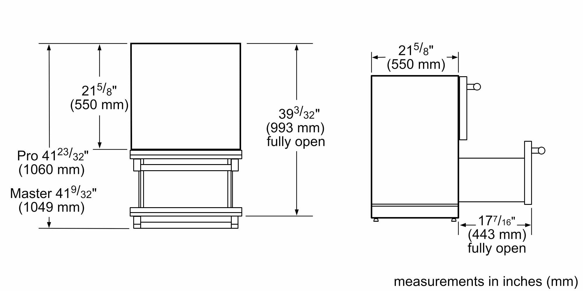 Thermador T24UC905DP Freedom® 24 Inch Uc Refrigerator Freezer - Custom 24'' Panel Ready T24Uc905Dp