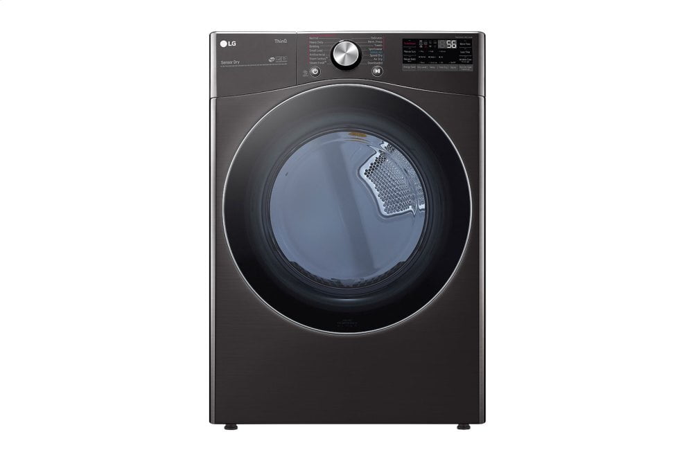 Lg DLGX4201B 7.4 Cu. Ft. Ultra Large Capacity Smart Wi-Fi Enabled Front Load Gas Dryer With Turbosteam™ And Built-In Intelligence