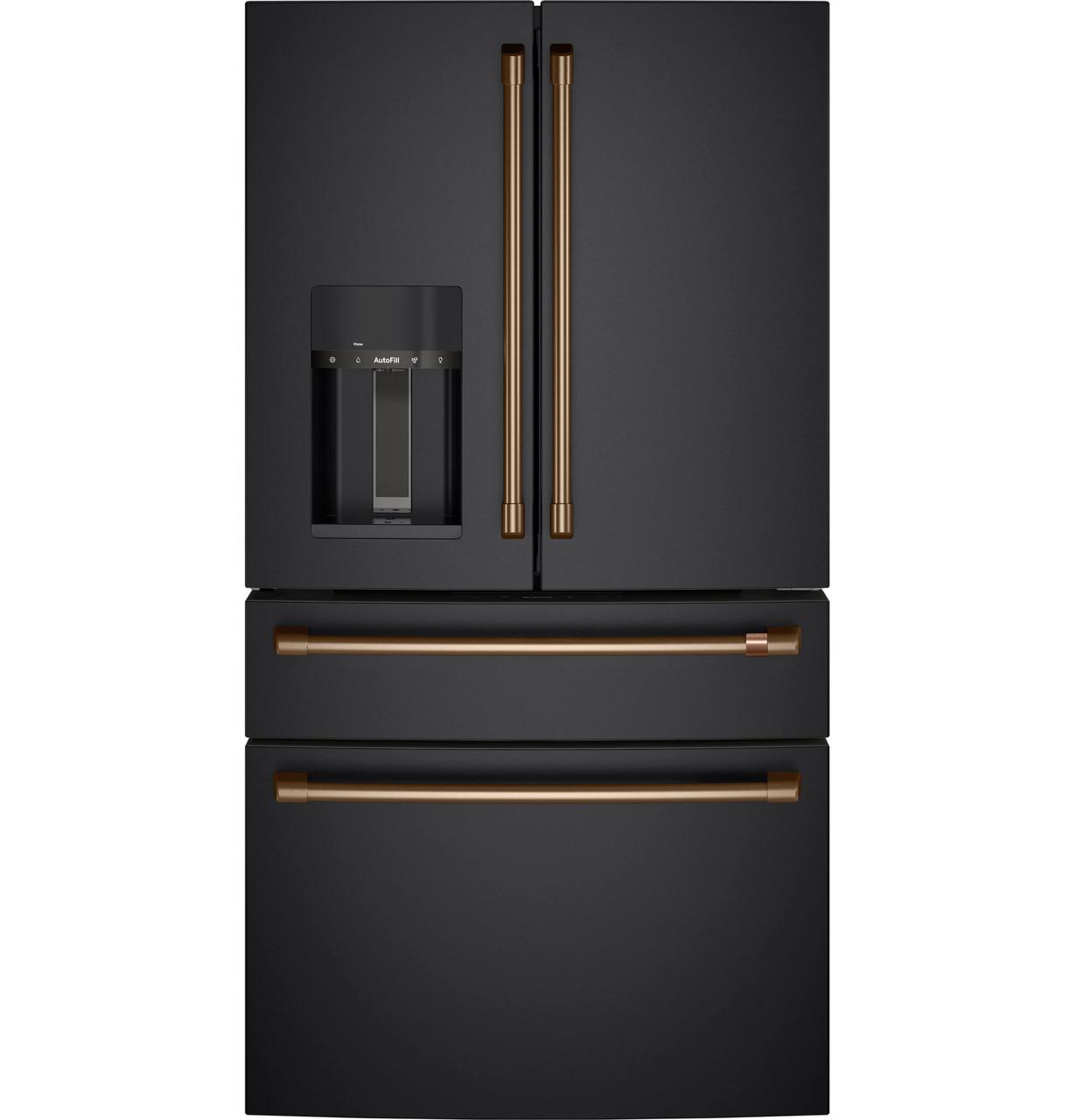 Cafe CXE22DP3PD1 Café™ Energy Star® 22.3 Cu. Ft. Smart Counter-Depth 4-Door French-Door Refrigerator