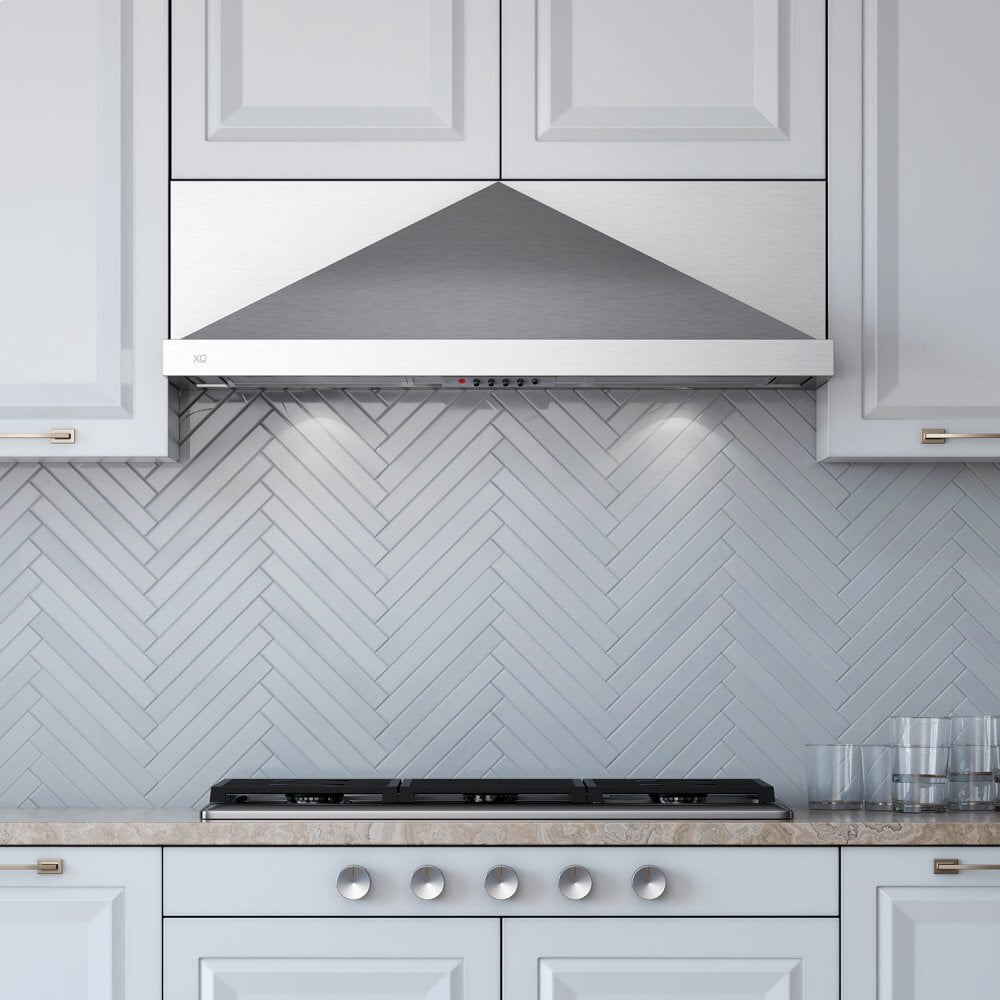 Xo Appliance XOP36S 600 Cfm 36" Under Cabinet Italian Made Pyramid Design Stainless