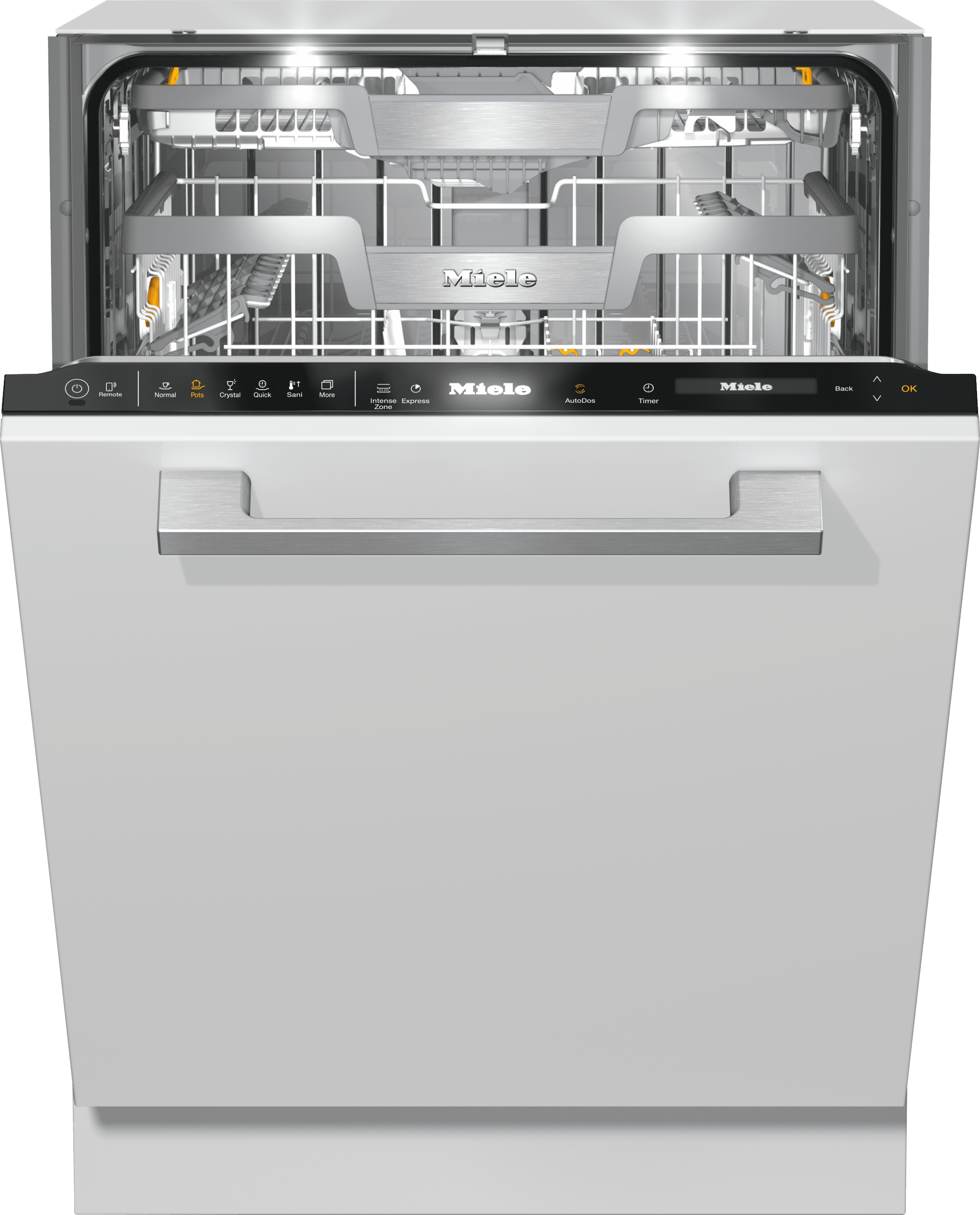 Miele G7566SCVI AUTODOS Stainless Steel - Fully Integrated Dishwasher Xxl With Automatic Dispensing Thanks To Autodos With Integrated Powerdisk.