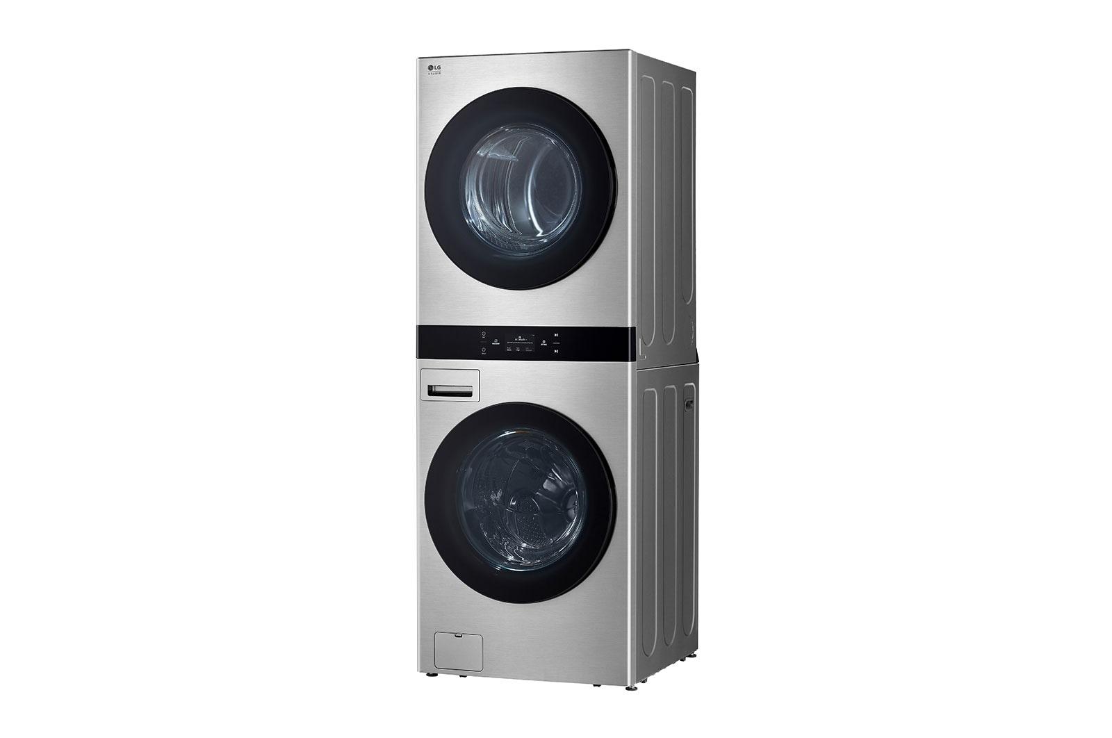Lg SWWE50N3 Lg Studio Washtower™ Smart Front Load 5.0 Cu. Ft. Washer And 7.4 Cu. Ft. Electric Dryer With Center Control™