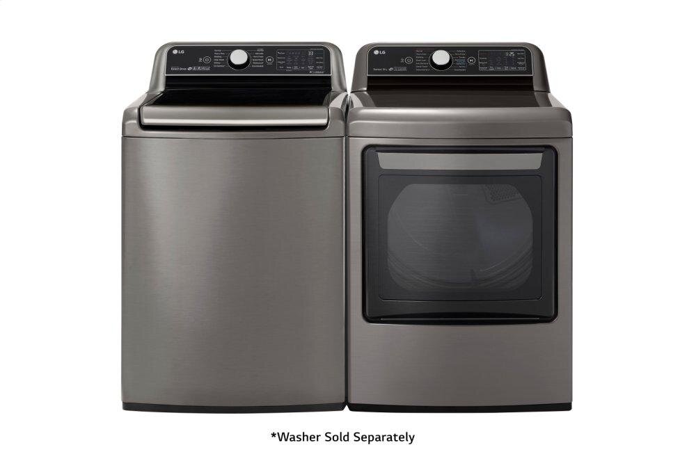 Lg DLGX7801VE 7.3 Cu.Ft. Smart Wi-Fi Enabled Gas Dryer With Turbosteam™