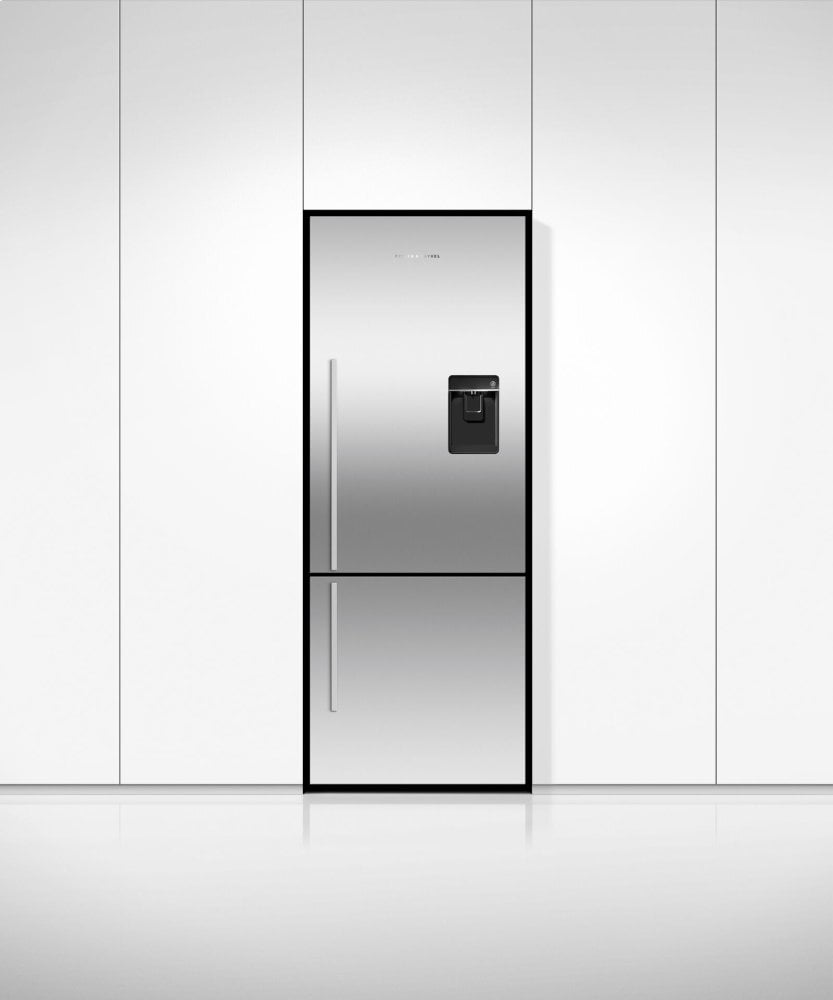 Fisher & Paykel RF135BDRUX4N Freestanding Refrigerator Freezer, 25", 13.5 Cu Ft, Ice & Water