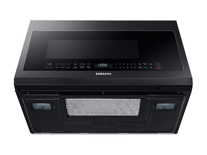 Samsung ME21M706BAG 2.1 Cu. Ft. Over-The-Range Microwave With Sensor Cooking In Fingerprint Resistant Black Stainless Steel