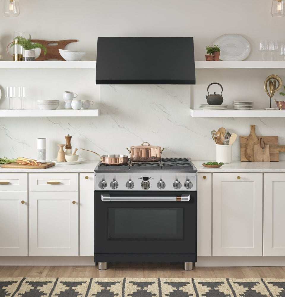 Cafe C2Y366P3MD1 Café 36" Dual-Fuel Professional Range With 6 Burners (Natural Gas)