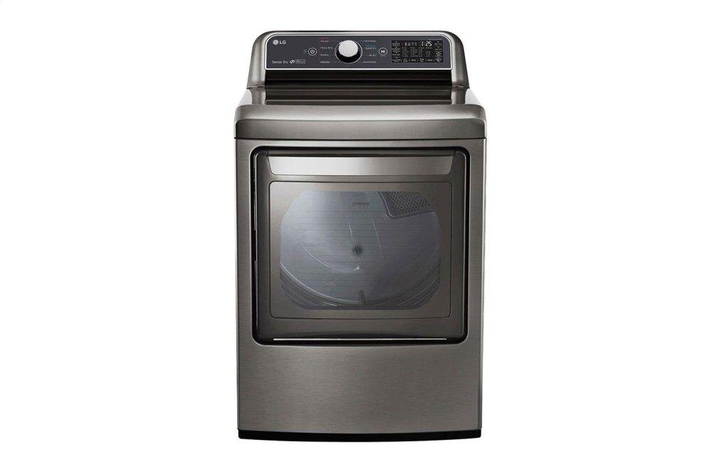 Lg DLG7301VE 7.3 Cu. Ft. Smart Wi-Fi Enabled Gas Dryer With Sensor Dry Technology