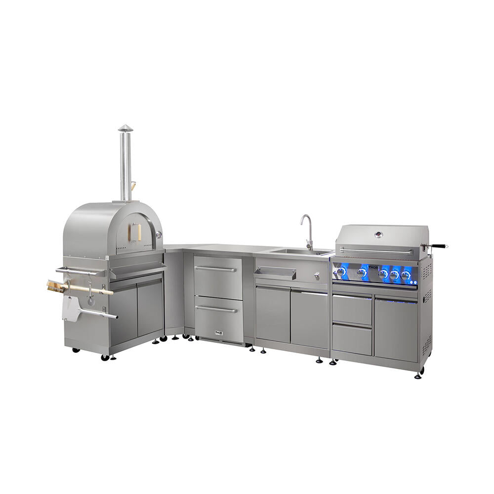 Thor Kitchen MK06SS304 Outdoor Kitchen Corner Cabinet In Stainless Steel