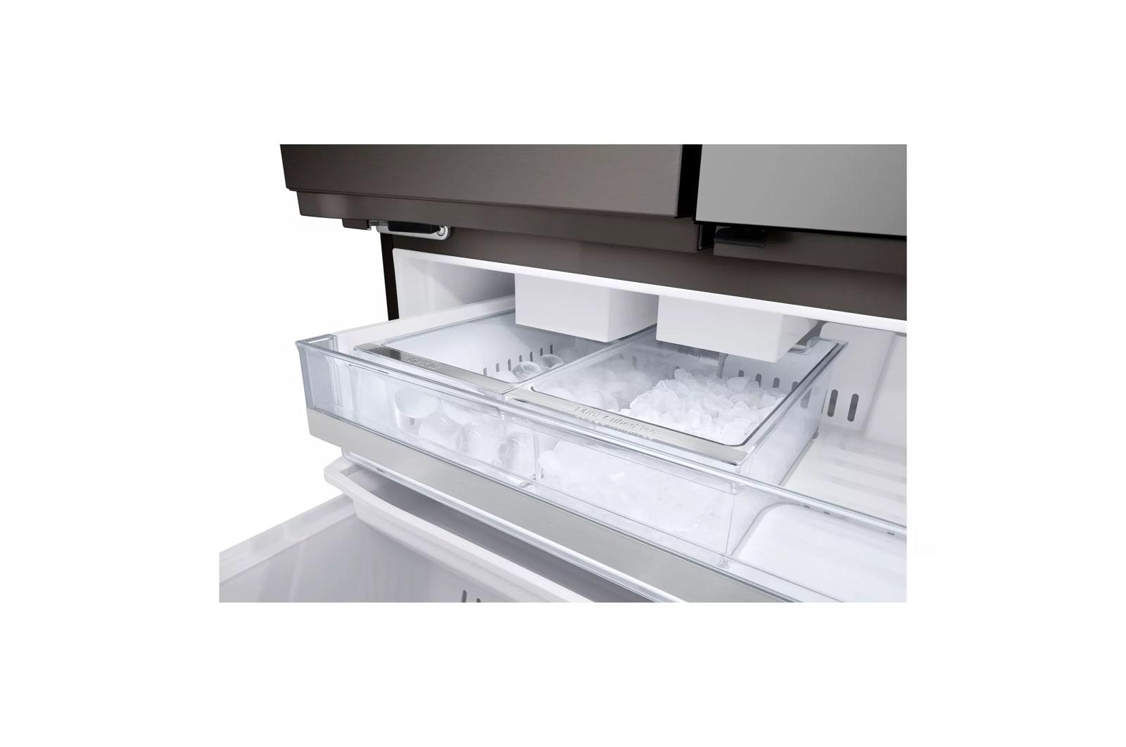 Lg LRYKC2606D 26 Cu. Ft. Smart Mirror Instaview® Counter-Depth Max™ French Door Refrigerator With Four Types Of Ice