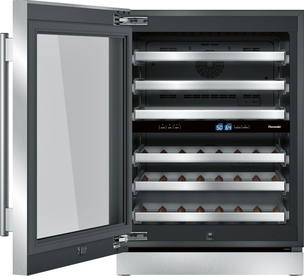 Thermador T24UW910LS 24-Inch Under-Counter Wine Reserve With Glass Door