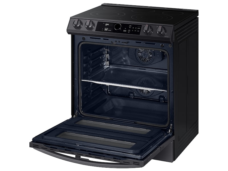 Samsung NE63T8751SG 6.3 Cu. Ft. Flex Duo™ Front Control Slide-In Electric Range With Smart Dial, Air Fry & Wi-Fi In Black Stainless Steel