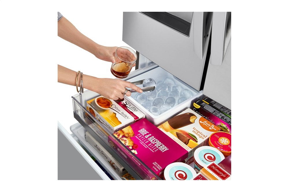 Lg LRFDS3016S 30 Cu. Ft. Smart Wi-Fi Enabled Door-In-Door® Refrigerator With Craft Ice™ Maker
