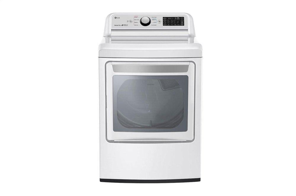 Lg DLG7301WE 7.3 Cu. Ft. Smart Wi-Fi Enabled Gas Dryer With Sensor Dry Technology