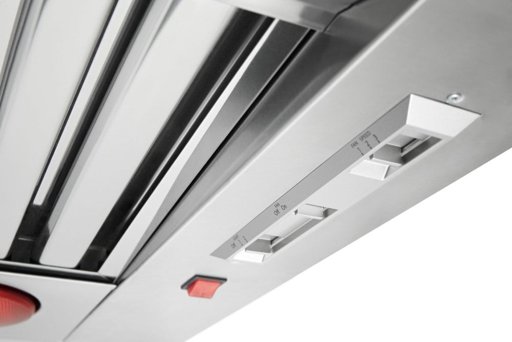 Kitchenaid KVWC958JSS 48'' 585-1170 Cfm Motor Class Commercial-Style Wall-Mount Canopy Range Hood - Stainless Steel