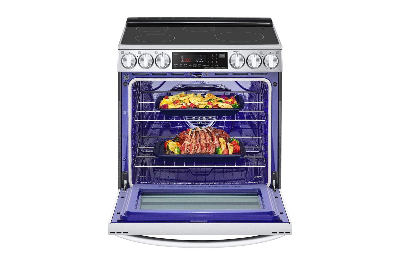 Lg LSIL6336F 6.3 Cu. Ft. Smart Induction Slide-In Range With Instaview®, Probake Convection®, Air Fry, And Air Sous Vide