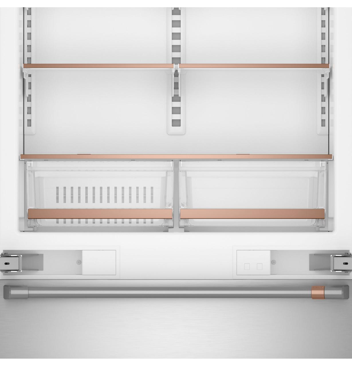 Cafe CIC36LP2VS1 Café™ 36" Integrated Bottom-Freezer Refrigerator