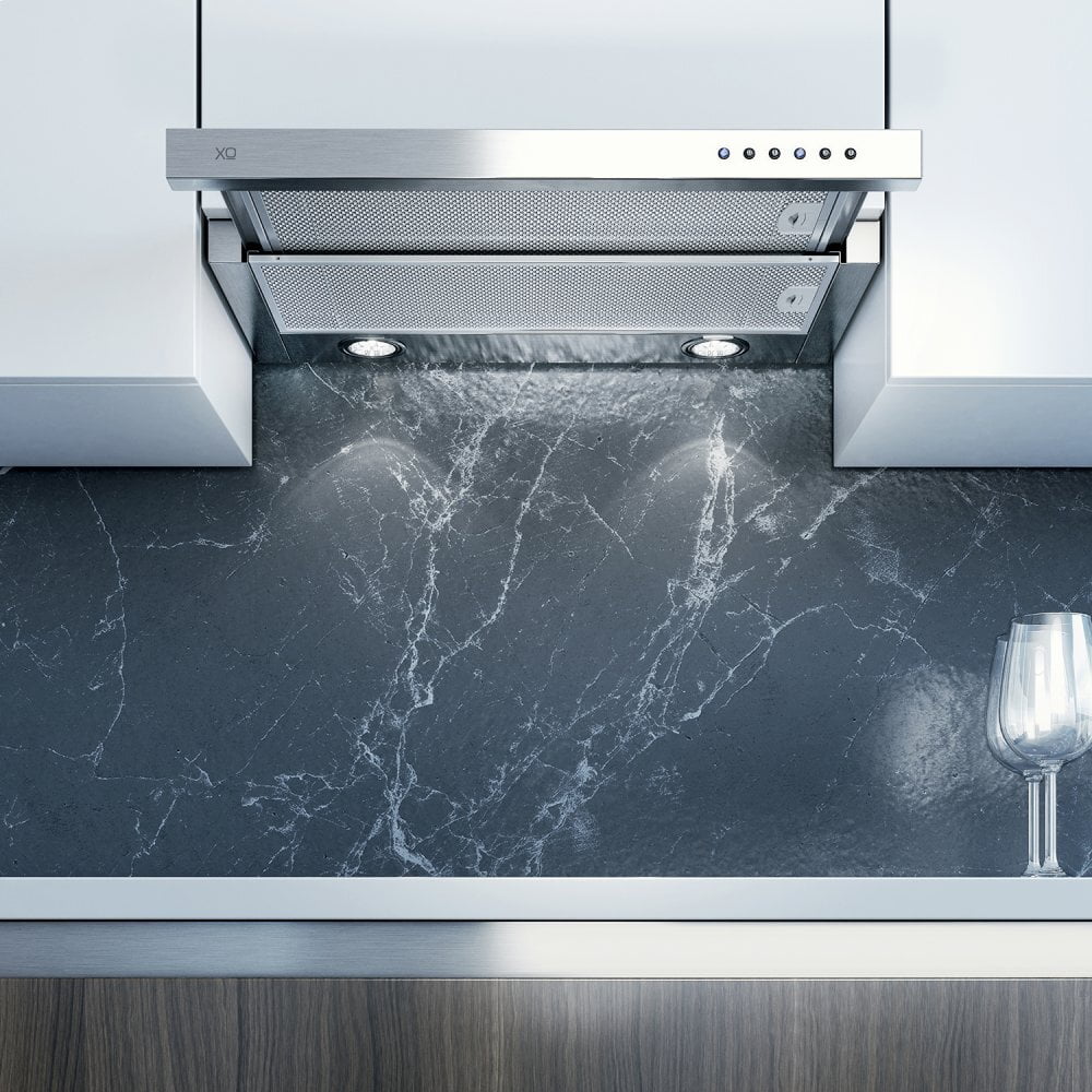 Xo Appliance XOC24SMUA 395 Cfm 24" Under Cabinet Glide Out Visor Italian Made Stainless