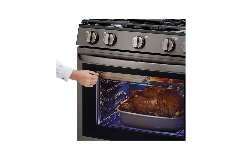 Lg LRGL5825D 5.8 Cu Ft. Smart Wi-Fi Enabled True Convection Instaview® Gas Range With Air Fry