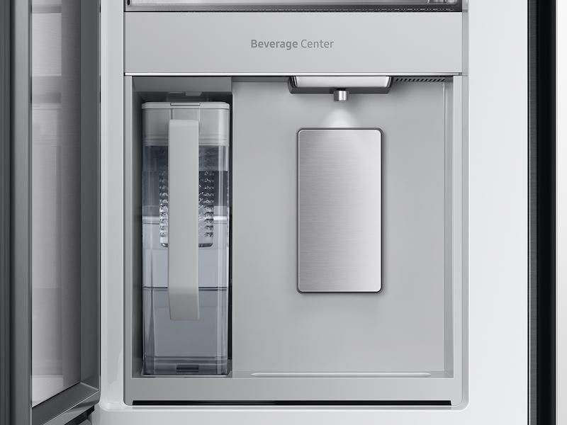 Samsung RF29BB860012 Bespoke 4-Door French Door Refrigerator (29 Cu. Ft.) With Beverage Center™ In White Glass