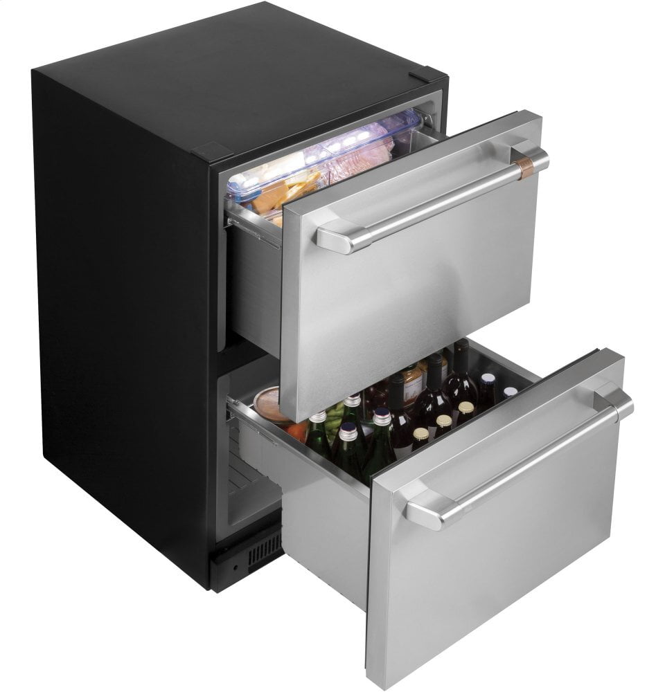 Cafe CDE06RP2NS1 Café 5.7 Cu. Ft. Built-In Dual-Drawer Refrigerator