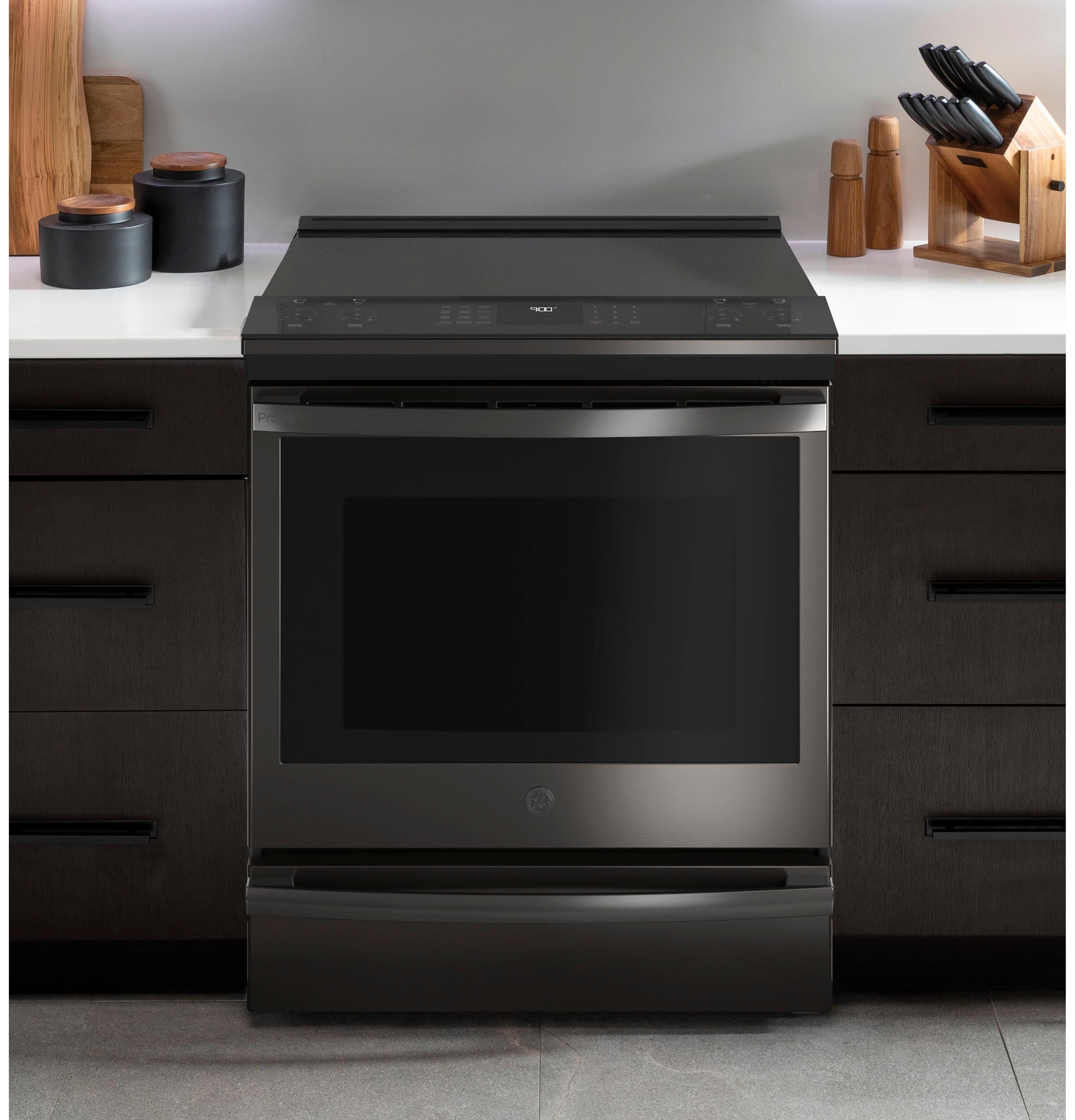 Ge Appliances PHS930BPTS Ge Profile™ 30" Smart Slide-In Front-Control Induction And Convection Range With No Preheat Air Fry