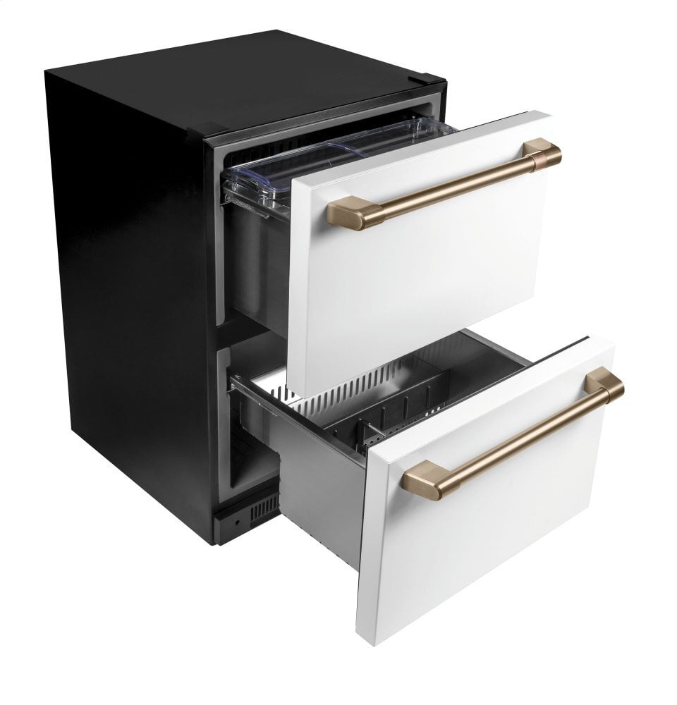 Cafe CDE06RP4NW2 Café 5.7 Cu. Ft. Built-In Dual-Drawer Refrigerator