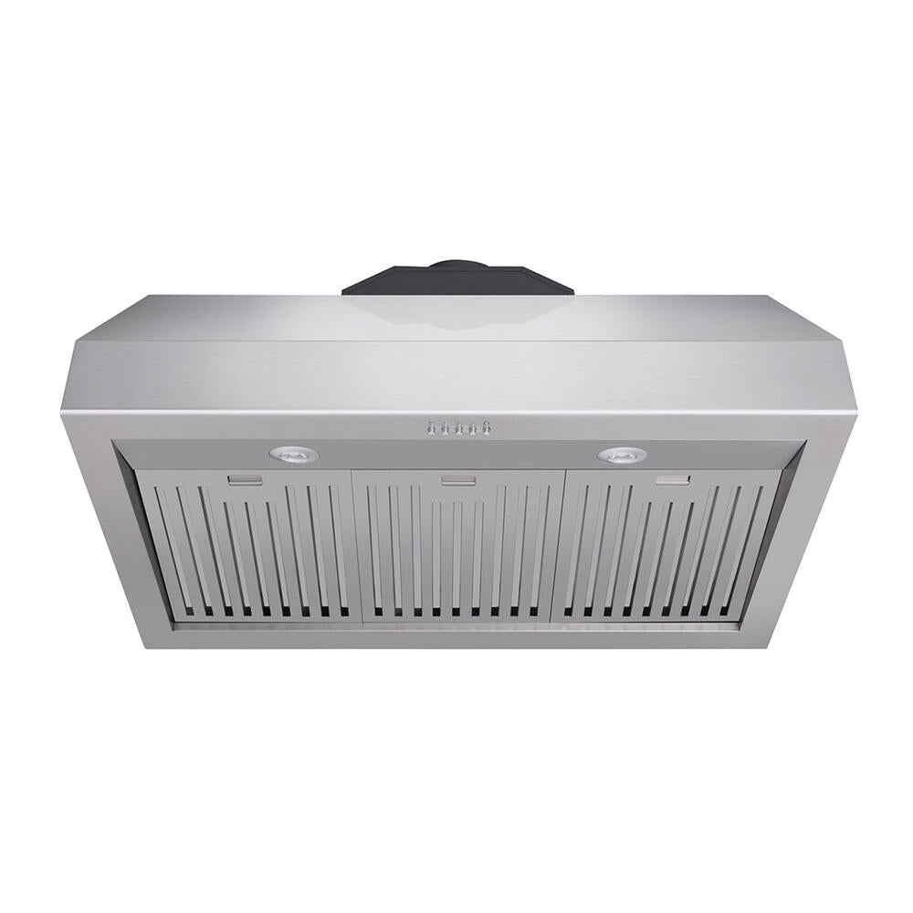 Thor Kitchen TRH3605 36 Inch Professional Range Hood, 16.5 Inches Tall In Stainless Steel