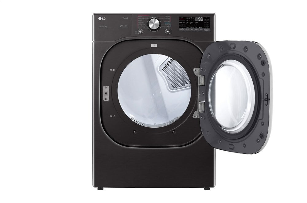 Lg DLGX4501B 7.4 Cu. Ft. Ultra Large Capacity Smart Wi-Fi Enabled Front Load Gas Dryer With Turbosteam™ And Built-In Intelligence