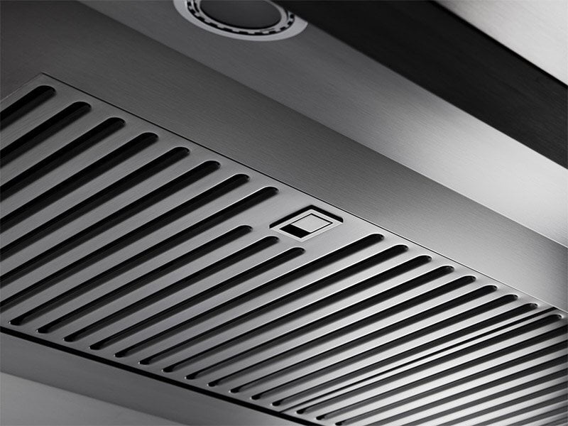 Dacor DHI361 36" Chimney Island Hood, Silver Stainless Steel