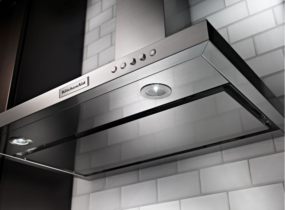 Kitchenaid KVWB400DSS 30'' Wall-Mount, 3-Speed Canopy Hood - Stainless Steel