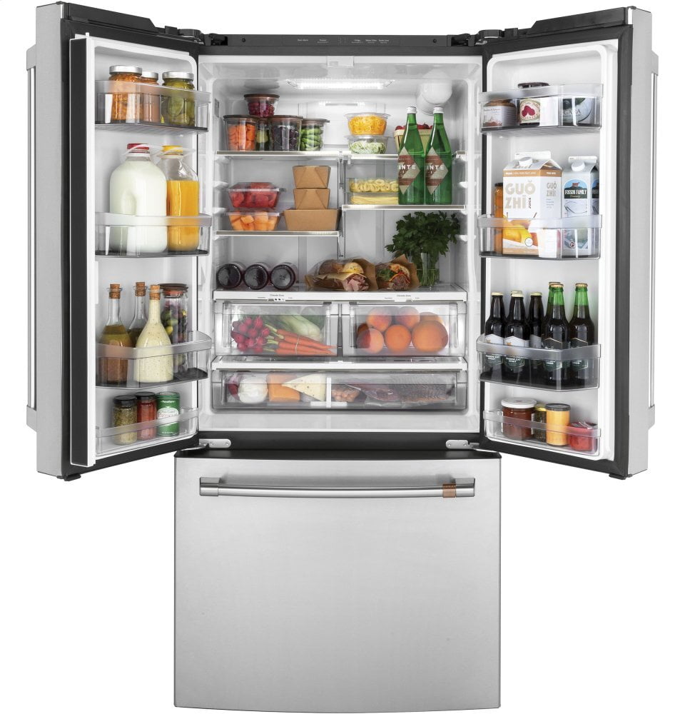 Cafe CWE19SP2NS1 Café Energy Star® 18.6 Cu. Ft. Counter-Depth French-Door Refrigerator