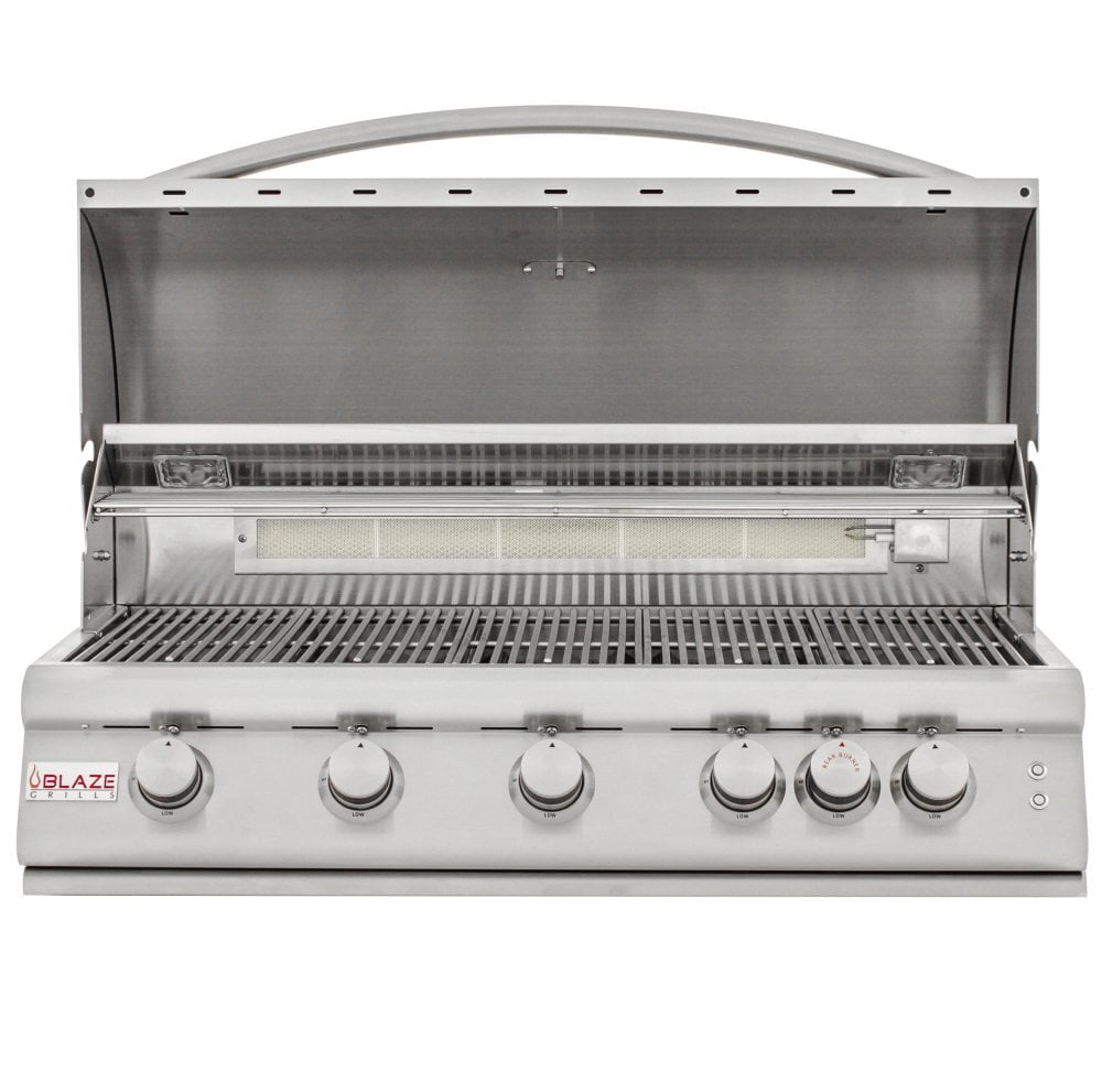 Blaze Grills BLZ5LTE2LP Blaze 40 Inch 5-Burner Lte Gas Grill With Rear Burner And Built-In Lighting System, With Fuel Type - Propane