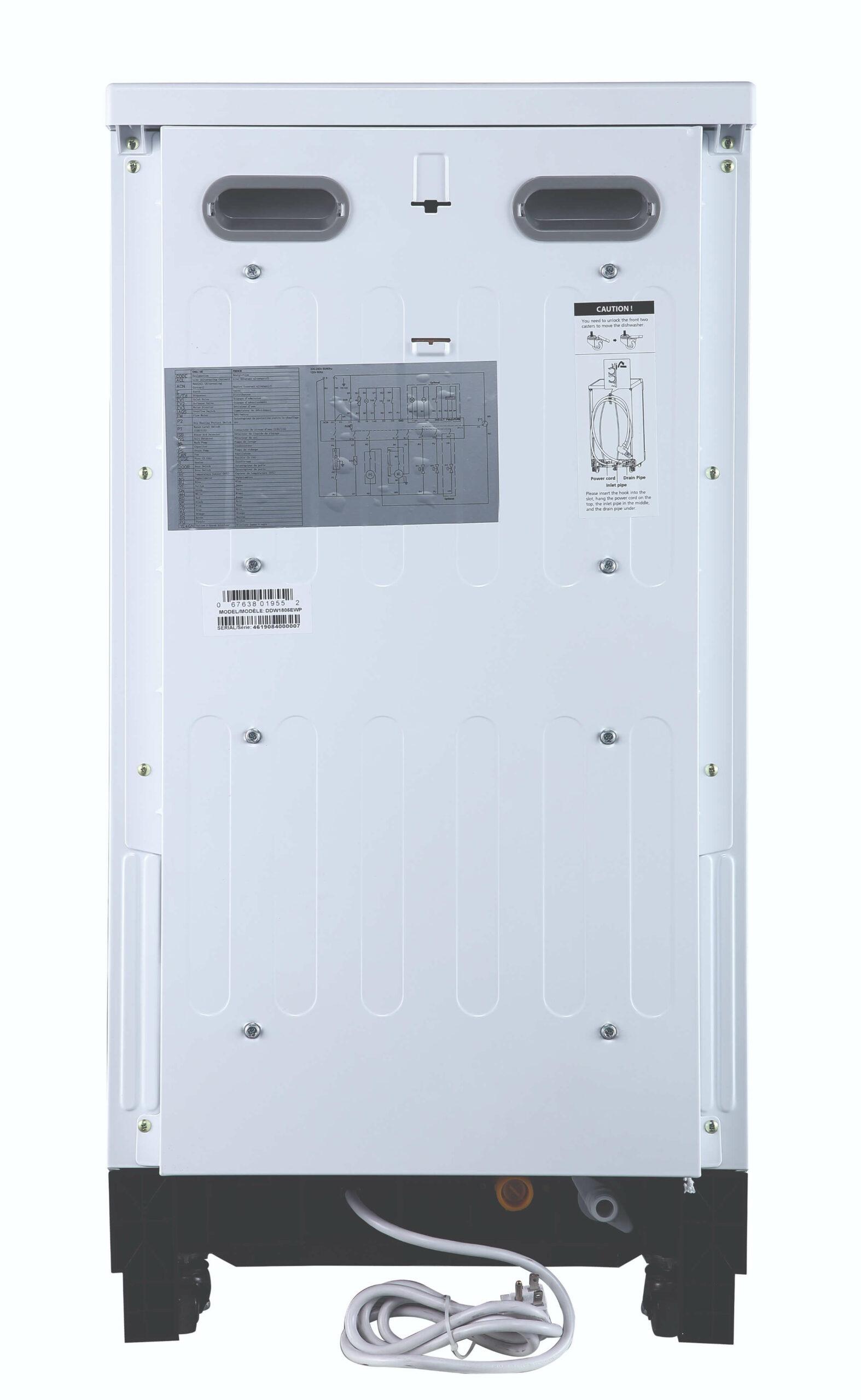Danby DDW1805EWP Danby 18" Portable Dishwasher