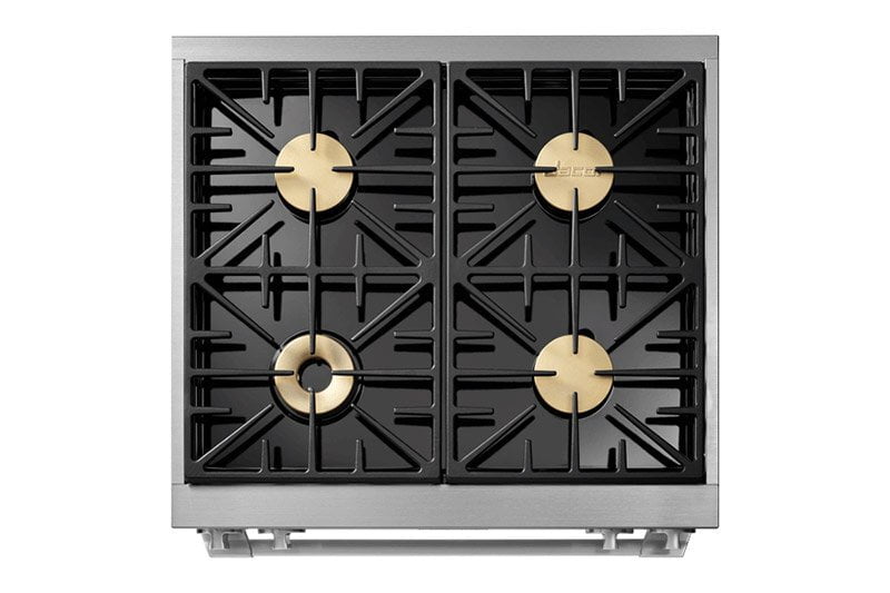 Dacor HGPR30SLP 30" Gas Pro Range, Silver Stainless Steel, Liquid Propane