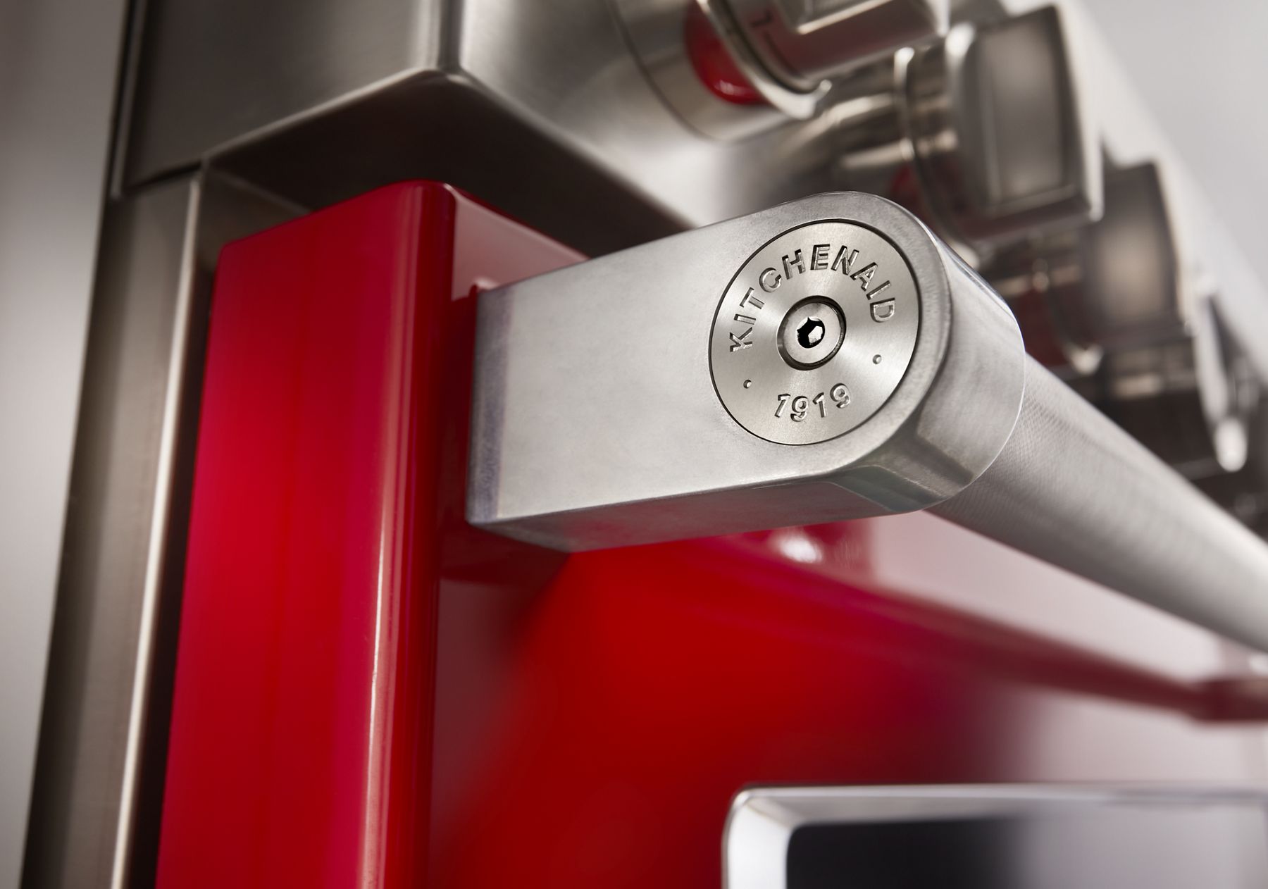 Kitchenaid KFDC506JPA Kitchenaid® 36'' Smart Commercial-Style Dual Fuel Range With 6 Burners - Passion Red