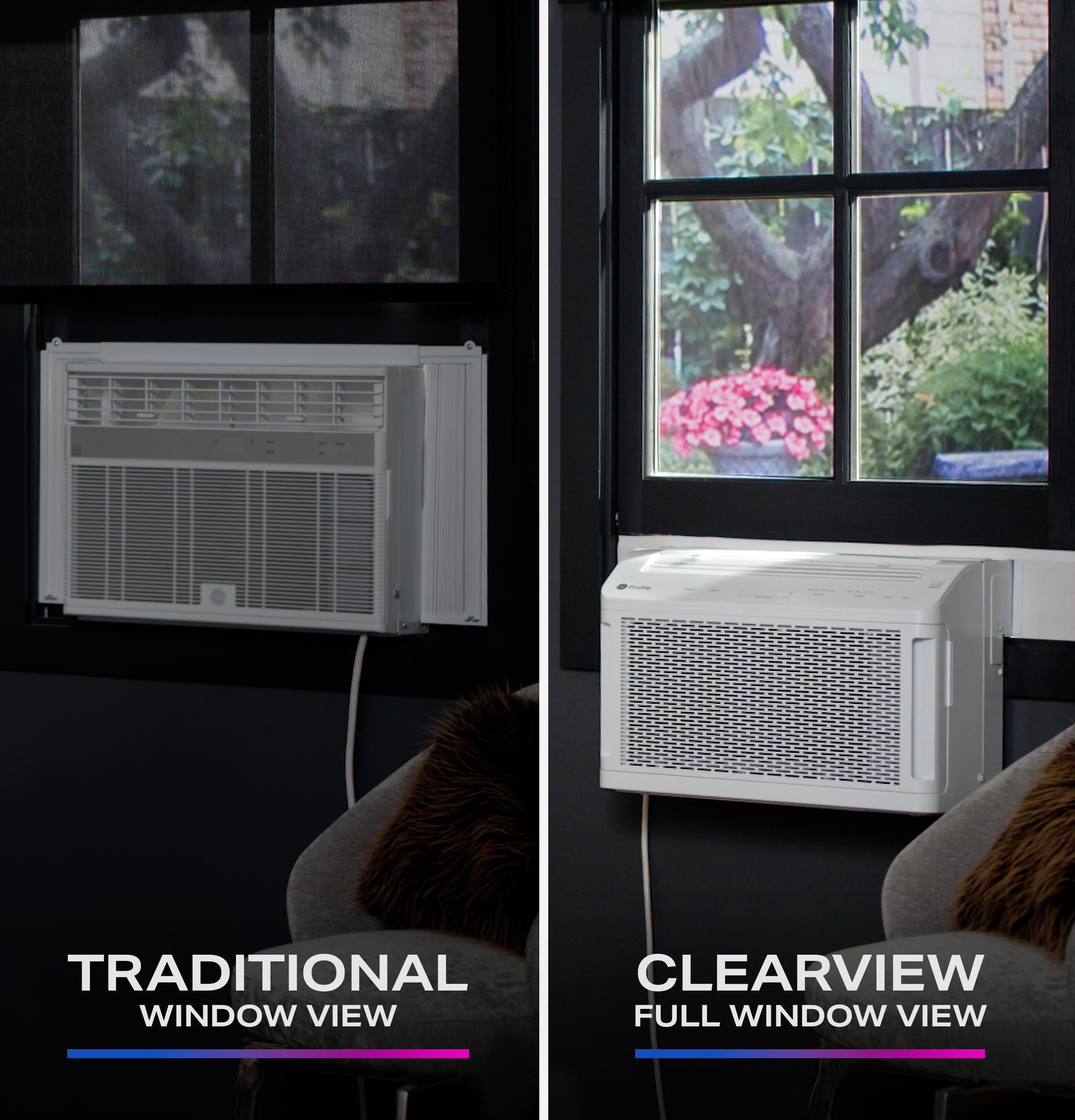 Ge Appliances PHNT10CC Ge Profile Clearview™ 10,300 Btu Inverter Smart Ultra Quiet Window Air Conditioner For Medium Rooms Up To 450 Sq. Ft.