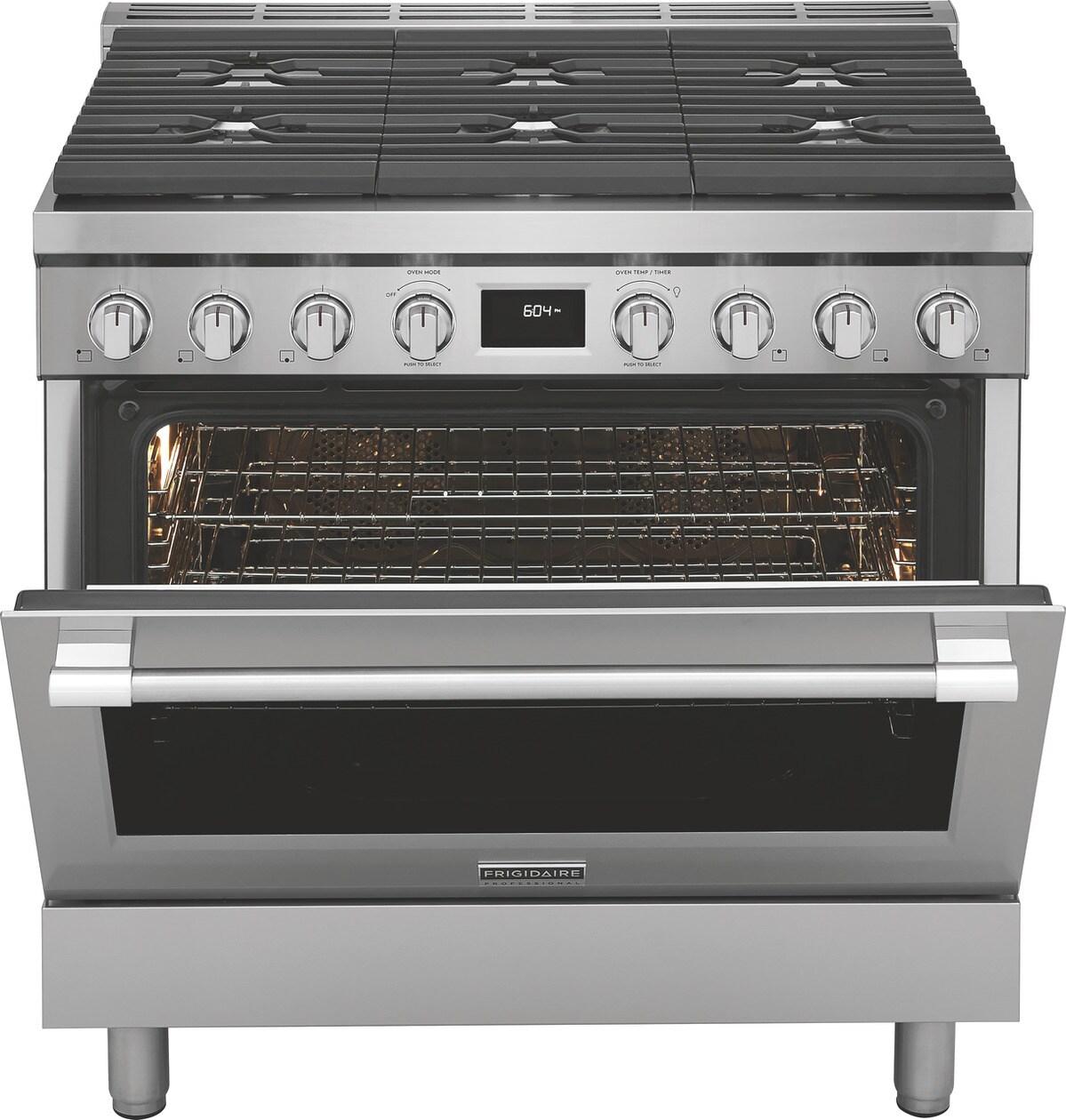 Frigidaire PCFD3670AF Frigidaire Professional 36" Dual-Fuel Freestanding Range