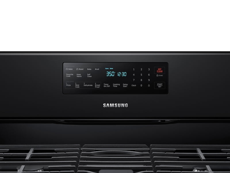 Samsung NX58T5601SB 5.8 Cu. Ft. Freestanding Gas Range With Convection In Black