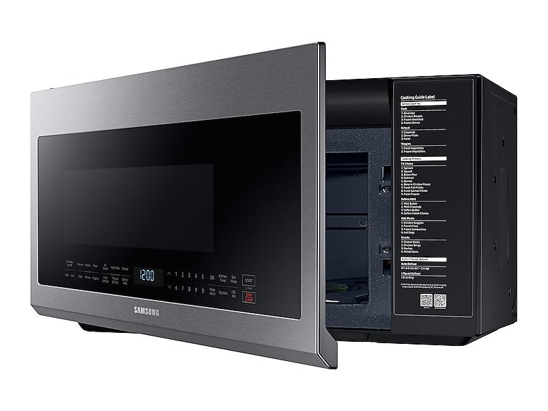 Samsung ME21M706BAS 2.1 Cu. Ft. Over-The-Range Microwave With Sensor Cooking In Fingerprint Resistant Stainless Steel