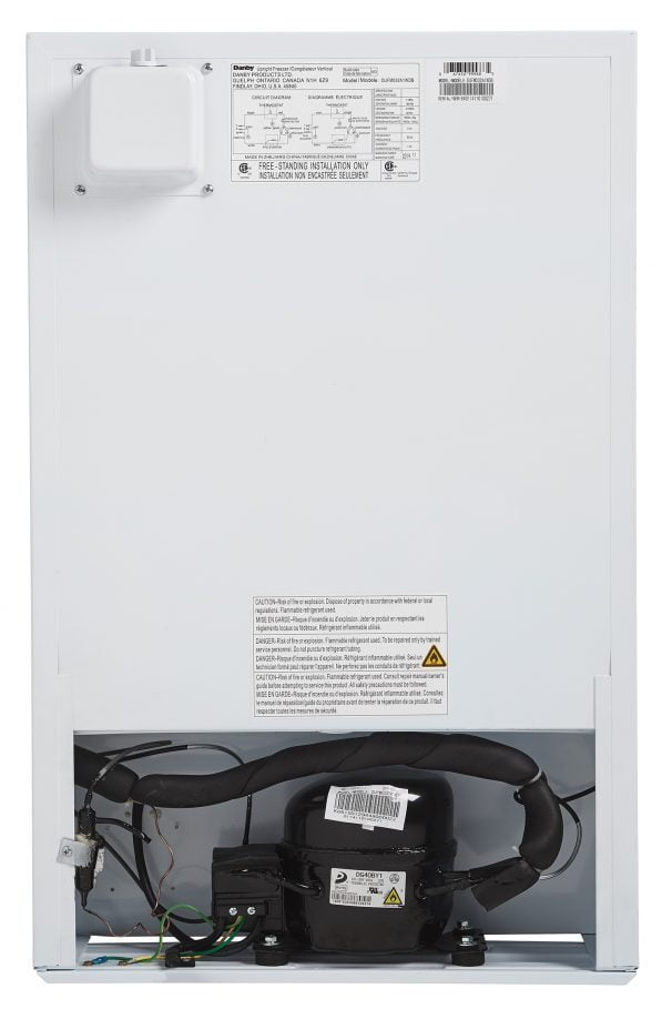 Danby DUFM032A3WDB Danby 3.2 Cu Ft. Upright Freezer