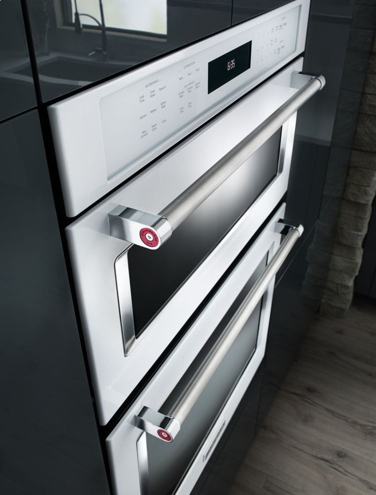 Kitchenaid KOCE500EWH 30" Combination Wall Oven With Even-Heat™ True Convection (Lower Oven) - White