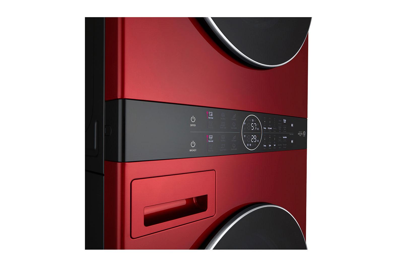 Lg WKEX200HRA Single Unit Front Load Lg Washtower™ With Center Control™ 4.5 Cu. Ft. Washer And 7.4 Cu. Ft. Electric Dryer
