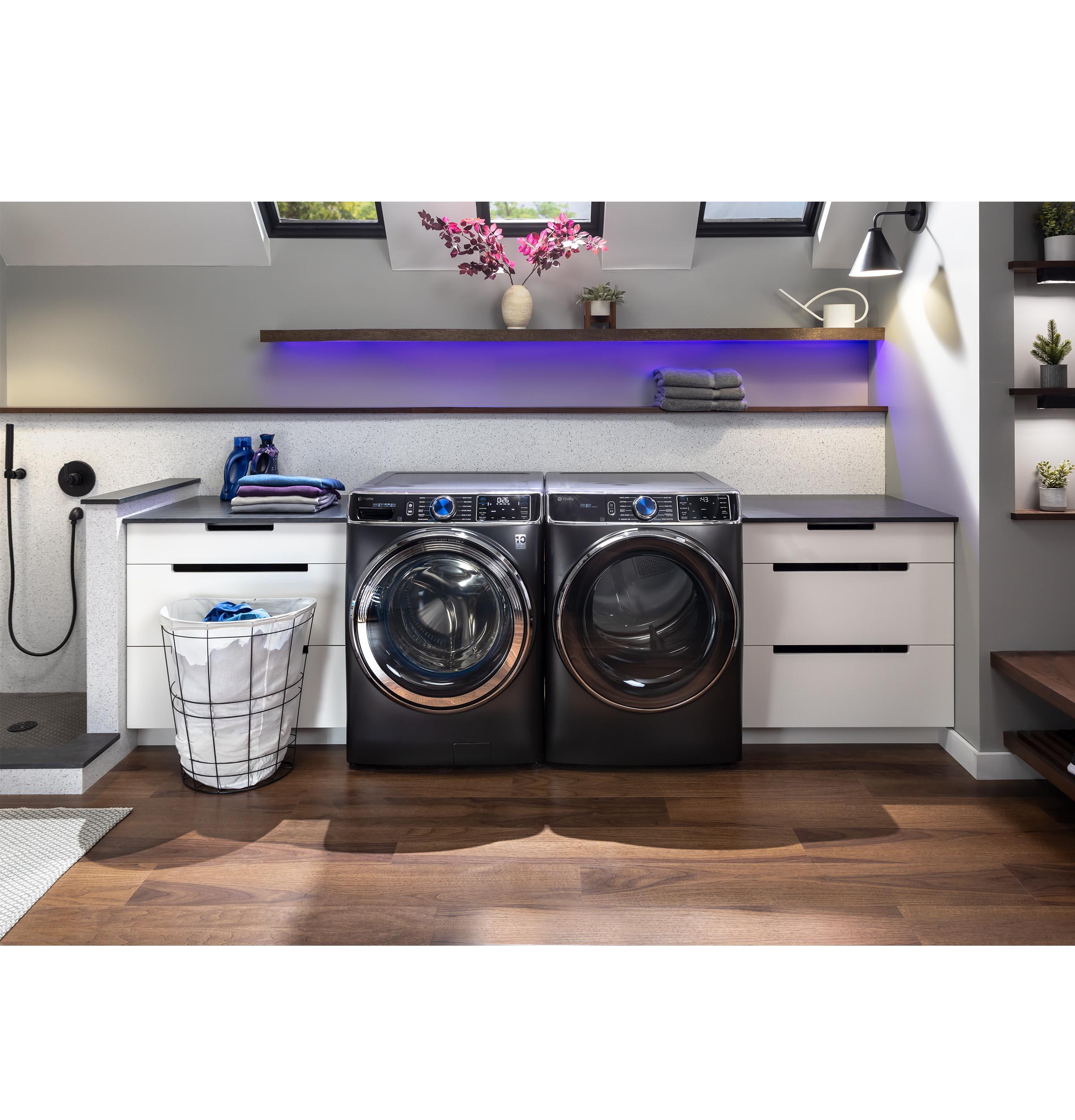 Ge Appliances PFW950SPTDS Ge Profile™ 5.3 Cu. Ft. Capacity Smart Front Load Energy Star® Steam Washer With Adaptive Smartdispense™ Ultrafresh Vent System Plus™ With Odorblock™