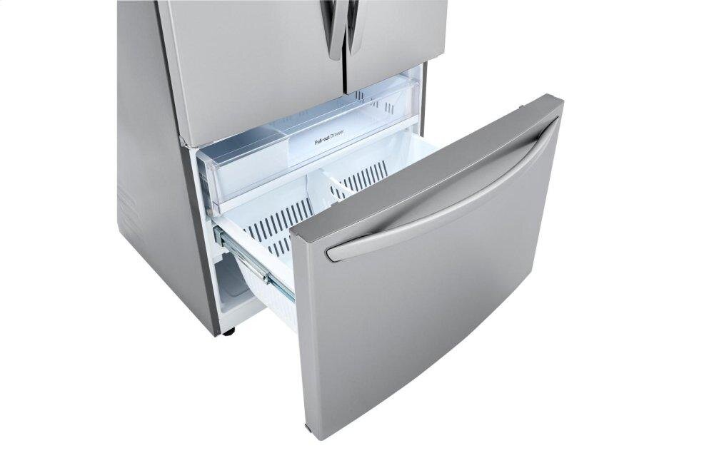 Lg LFCC22426S 23 Cu. Ft. French Door Counter-Depth Refrigerator
