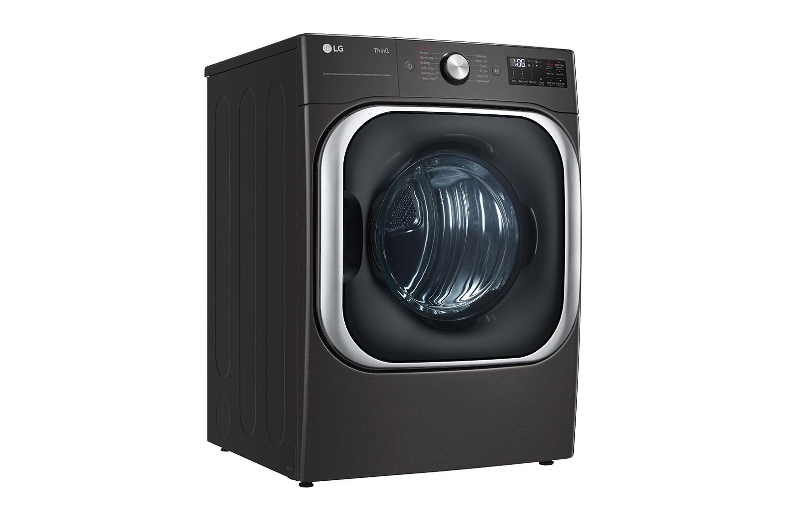 Lg DLGX8901B 9.0 Cu. Ft. Mega Capacity Smart Wi-Fi Enabled Front Load Gas Dryer With Turbosteam™ And Built-In Intelligence