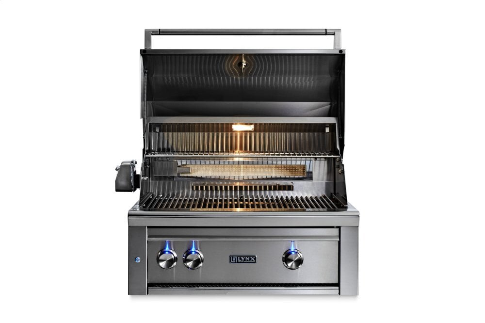 Lynx L30ATRLP 30" Lynx Professional All Trident Built In Grill Rotisserie, Lp