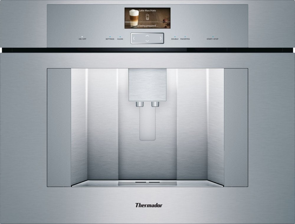 Thermador TCM24PS 24-Inch Built-In Plumbed Coffee Machine With Home Connect Tcm24Ps