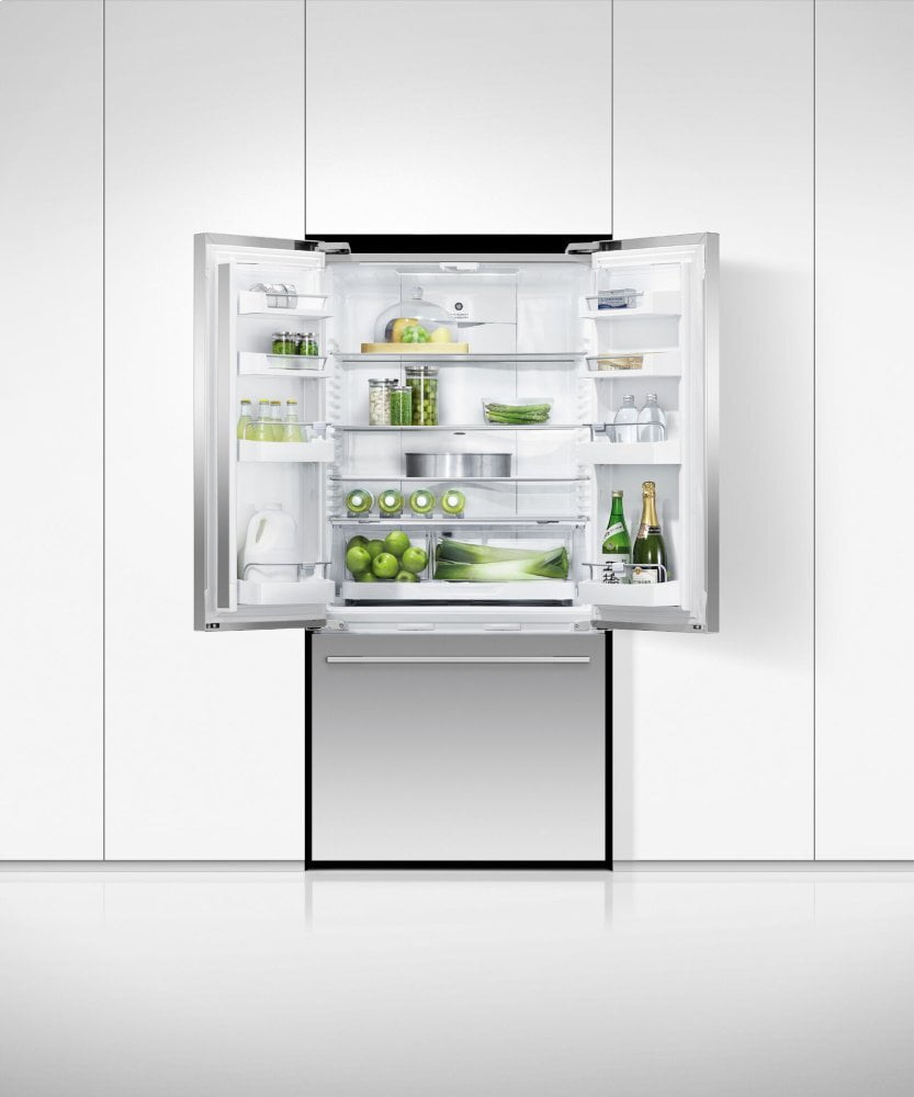 Fisher & Paykel RF170ADX4N Freestanding French Door Refrigerator Freezer, 32